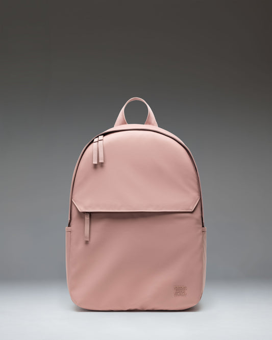 Herschel Supply Co. Alberni Backpack in Ash Rose, a light pink everyday backpack showing the front view with shoulder straps.