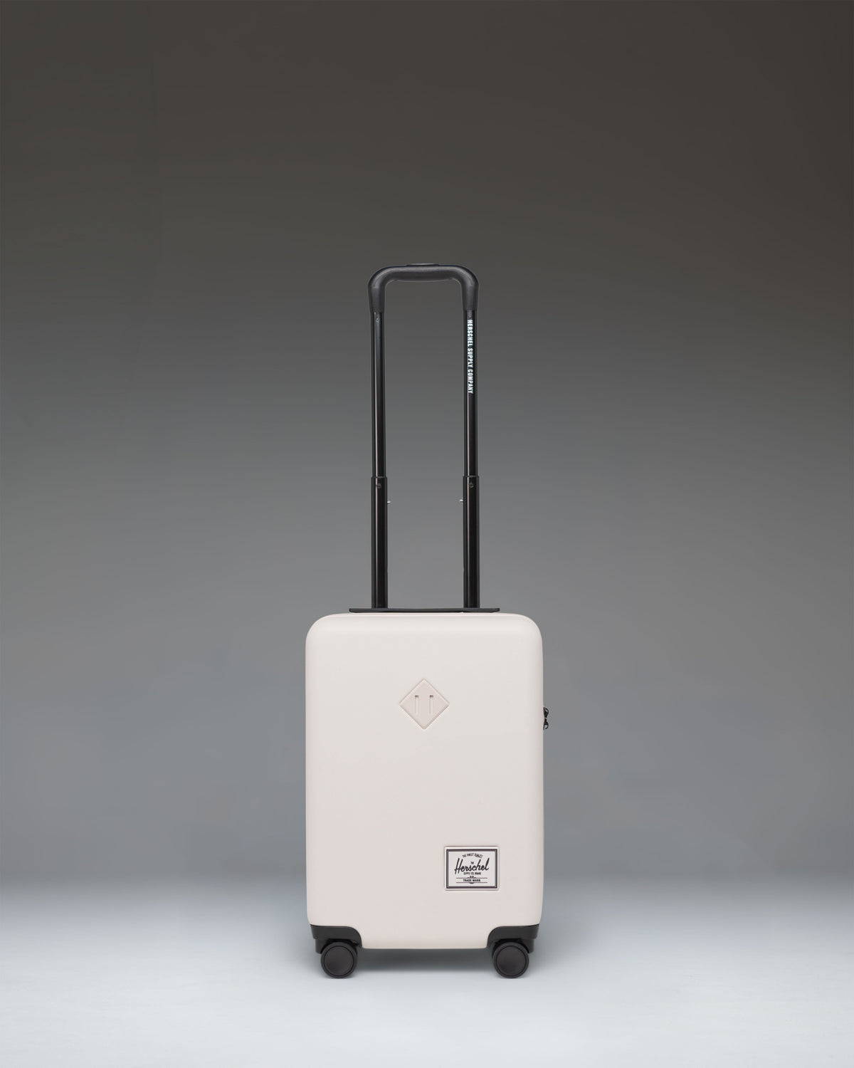Herschel Heritage Hardshell Carry On Luggage in Moonbeam color.