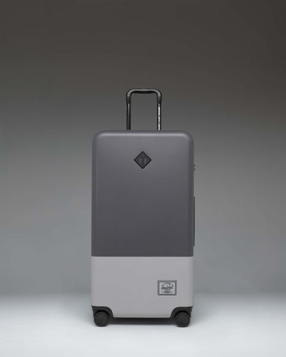 Herschel Heritage Hardshell Large Luggage in Blocked Gray.