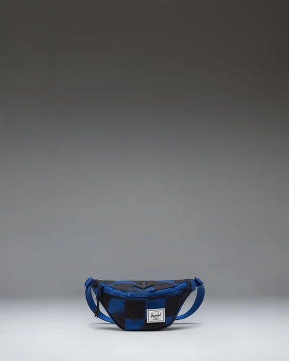 Herschel Heritage Hip Pack Little Herschel in Stencil Checker Sodalite Blue checkered pattern.