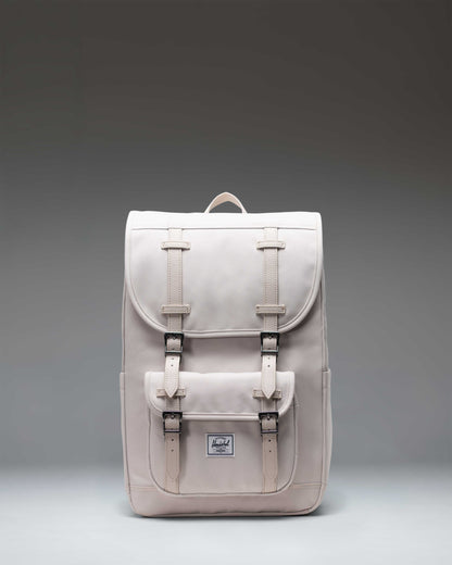 Herschel Supply Co. Herschel Little America Mid Backpack in Moonbeam colorway showing the front view with classic strap detail.