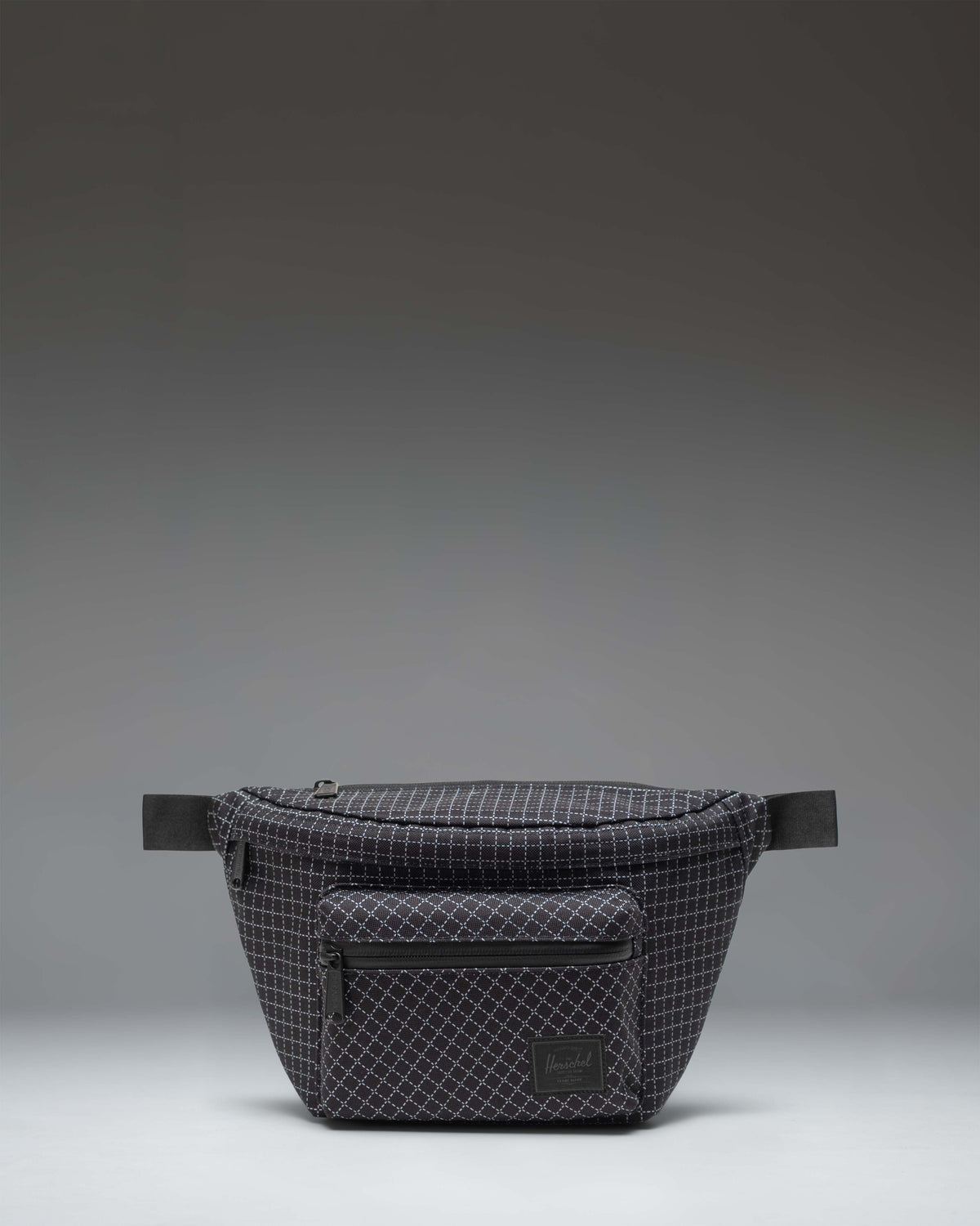 Herschel Supply Co. Pop Quiz Hip Pack in Grid - Black.