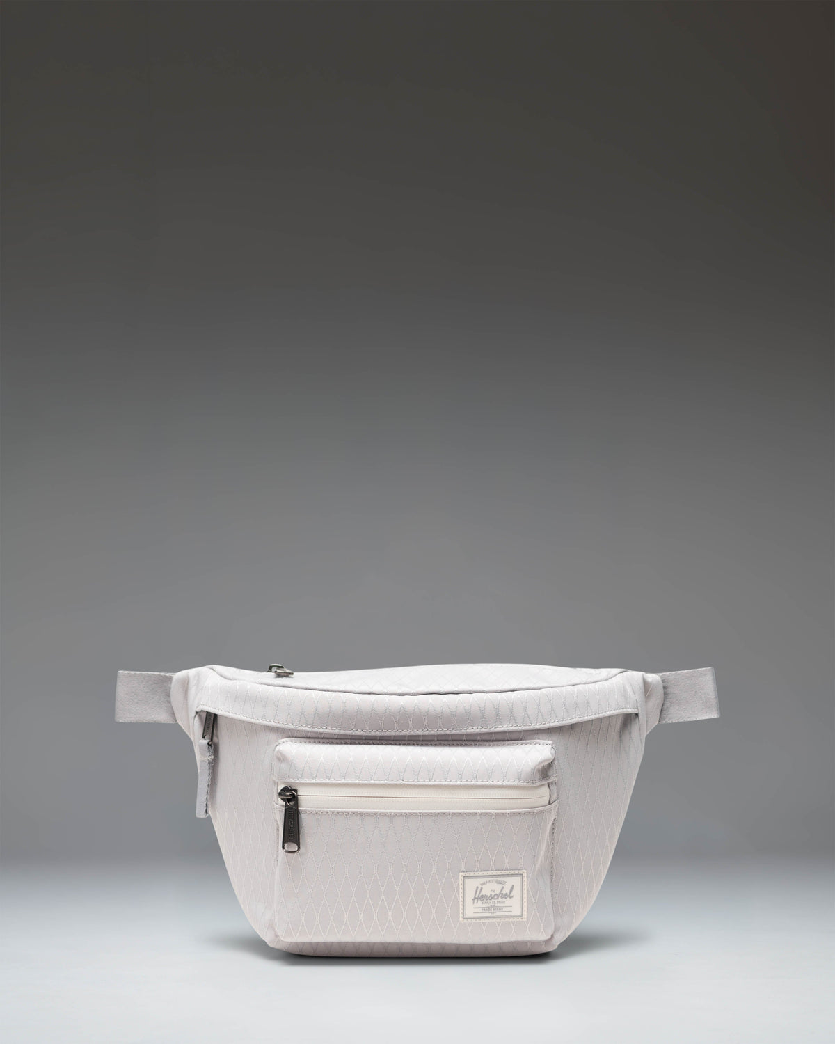 Herschel Supply Co. Pop Quiz Hip Pack in Vapor Diamond/Charcoal Gray.