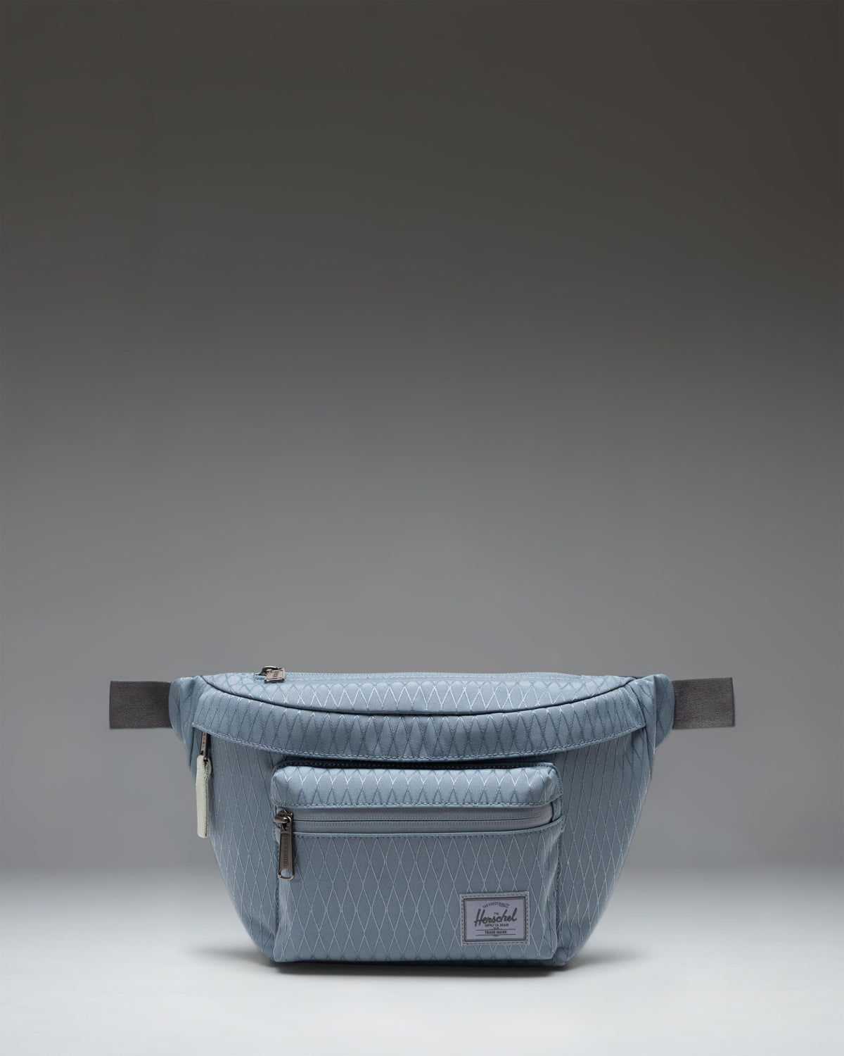 Herschel Supply Co. Pop Quiz Hip Pack in Blue Mirage Diamond/Sea Storm.