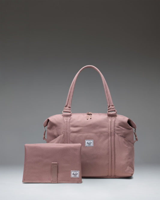 Herschel Supply Co. Strand Duffle Diaper Bag in Ash Rose.