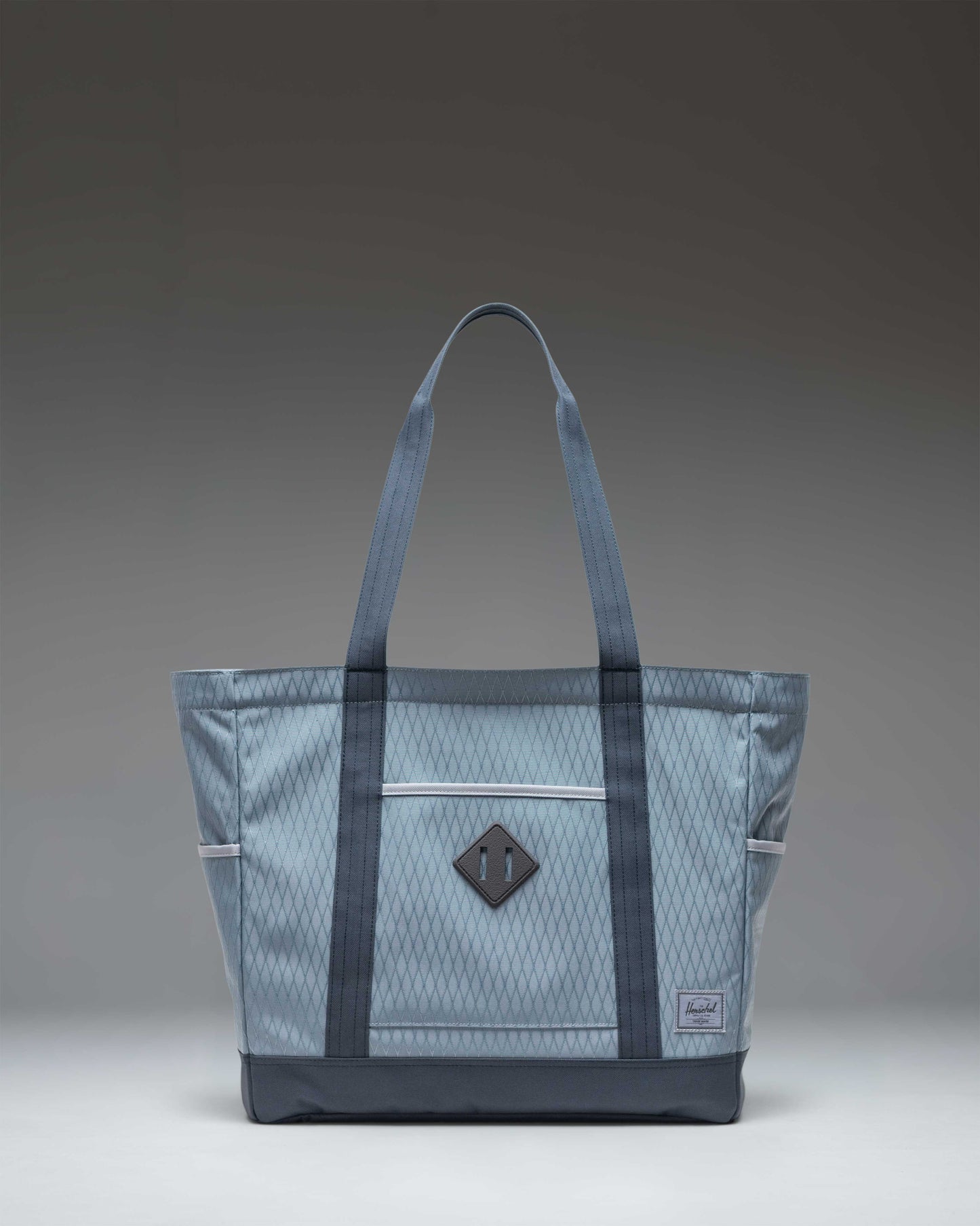 Herschel Heritage Tote in Blue Mirage Diamond/Sea Storm.