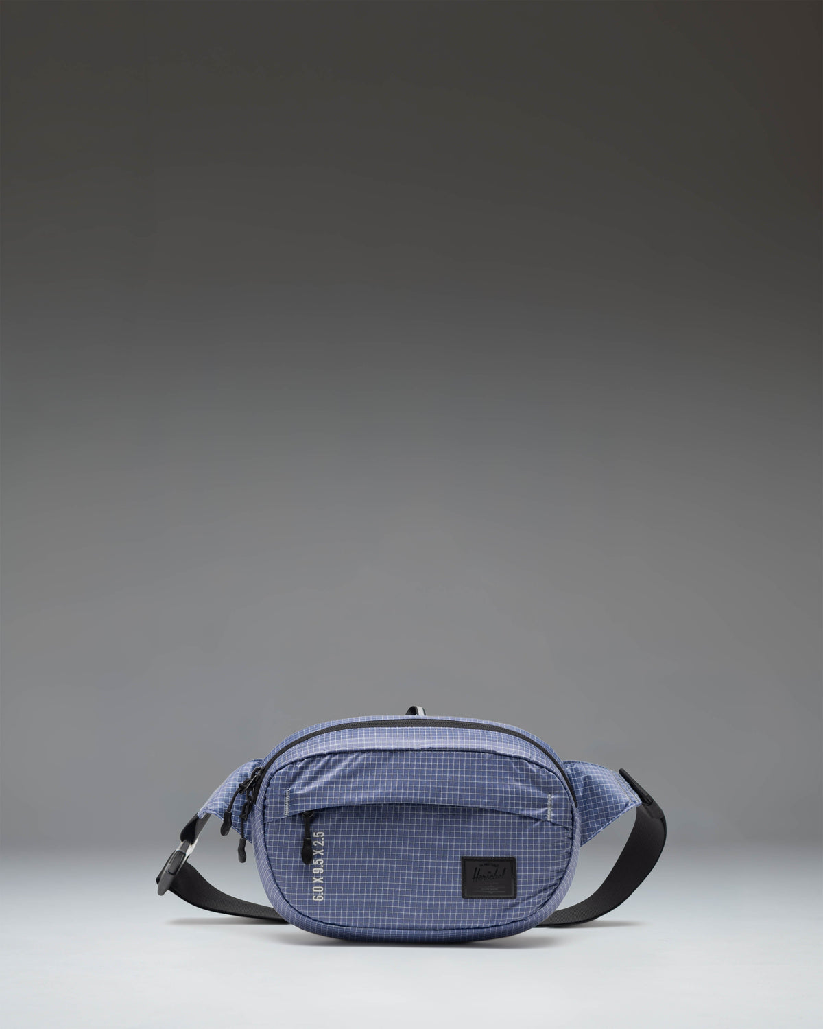 Herschel Supply Co. Ultralight Hip Pack 2L in Heron and Black.