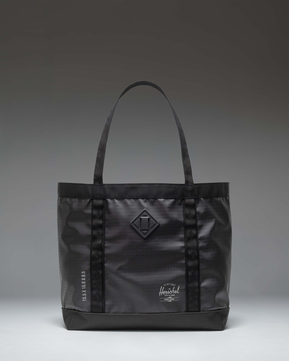 Herschel Supply Co. All Season Gear Tote 33 L in black, showing a lifestyle view of the durable everyday bag.