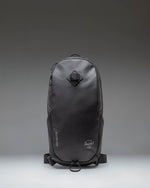 Black Herschel Supply Co. All Season Backpack 17L shown from the front, featuring a clean, minimalist design with a top handle and shoulder straps.