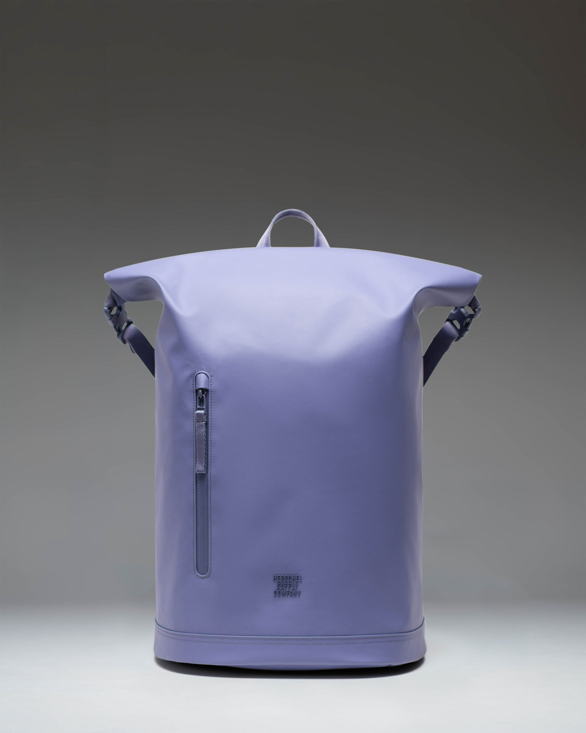 Herschel Supply Co. Roll Top Backpack in Heron grey color.