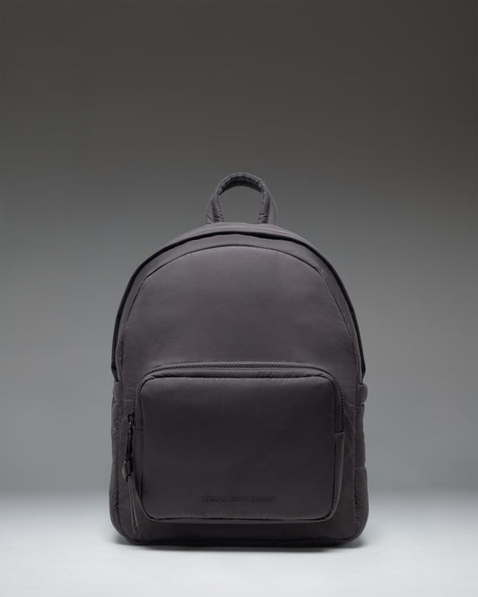 Herschel Supply Co. Cloudform Backpack in black, shown from the front, highlighting its clean design and durable construction.