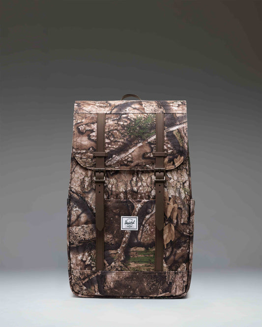 Herschel Supply Co. Realtree Retreat Backpack in Realtree APX Camo pattern with signature straps and front pocket.