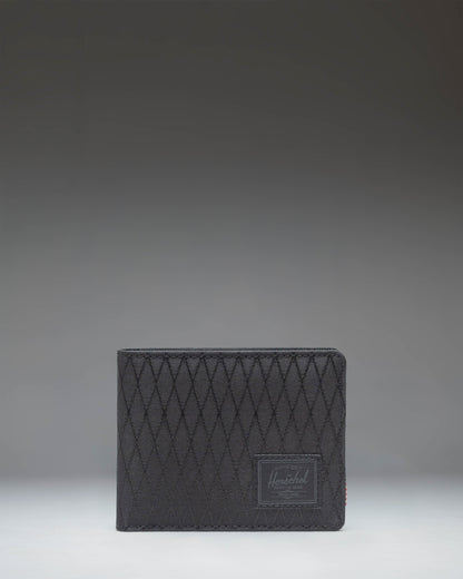 Herschel Supply Co. Roy Wallet in Black Diamond/Black.