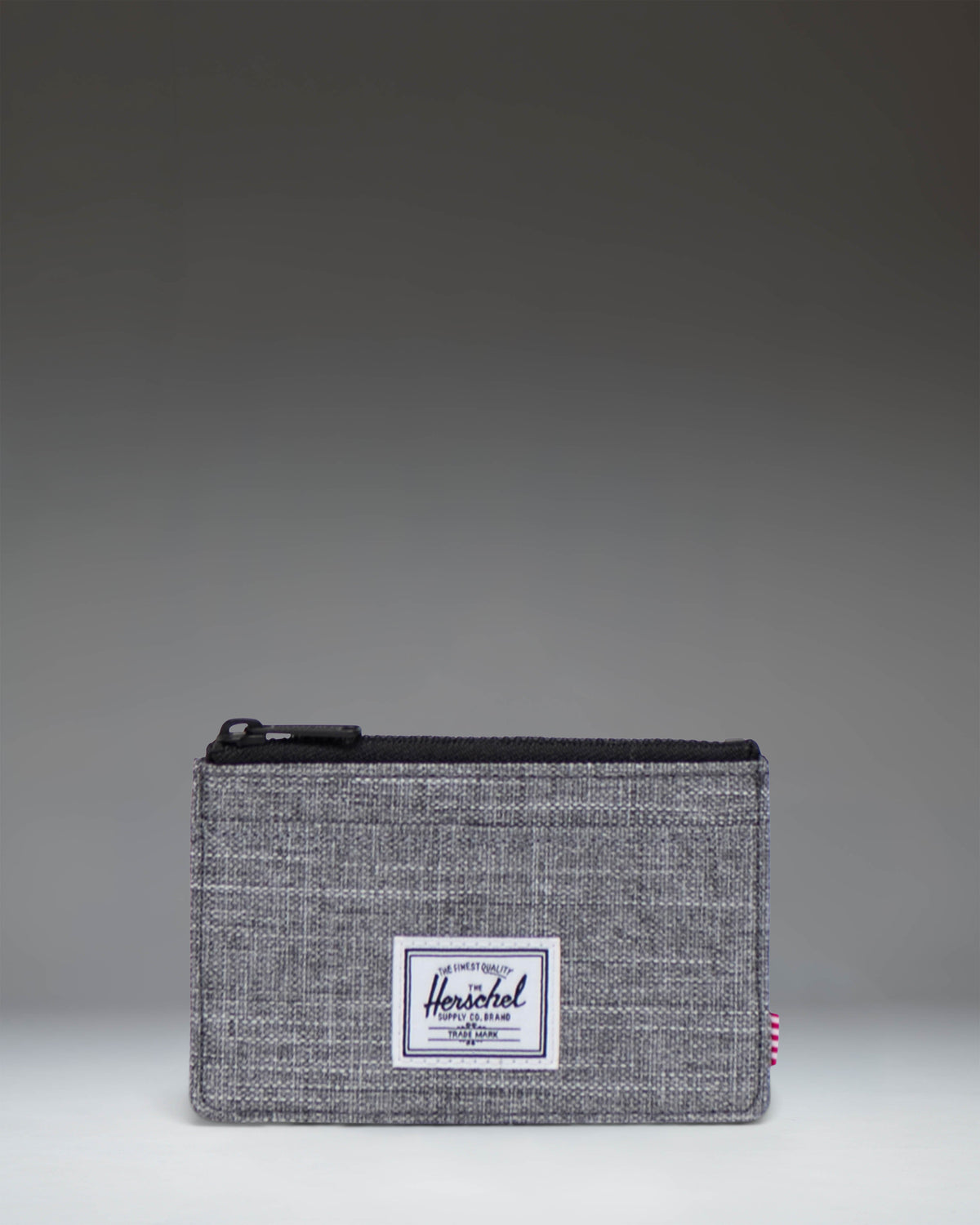 Herschel Supply Co. Oscar Cardholder in Raven Crosshatch.