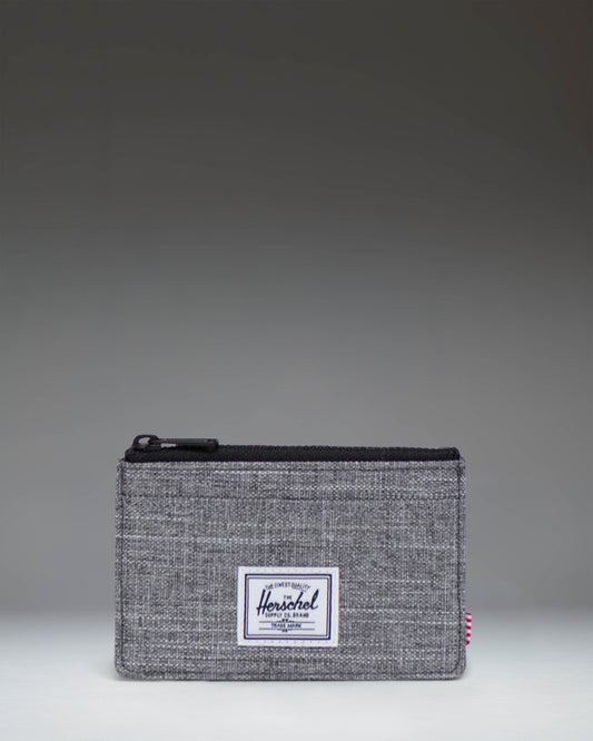 Herschel Supply Co. Oscar Cardholder in Raven Crosshatch.