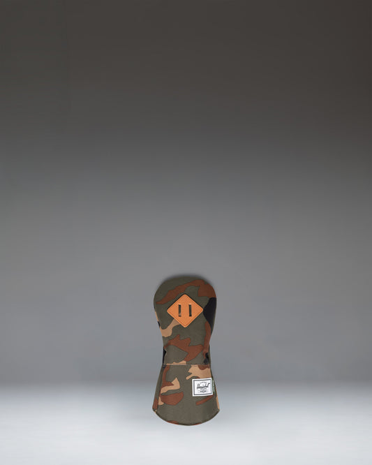 Herschel Heritage Fairway Wood Head Cover in Woodland Camo print.