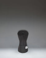 Black Herschel Heritage Driver Head Cover with classic diamond accent and soft fleece lining for golf club protection.