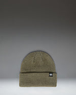 Herschel Supply Co. Rowan Plaited Beanie in Deep Lichen Plaited.