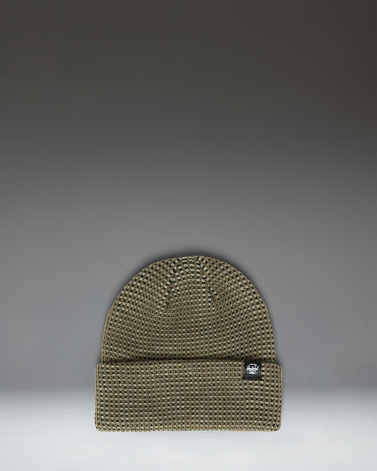 Herschel Supply Co. Rowan Plaited Beanie in Deep Lichen Plaited.