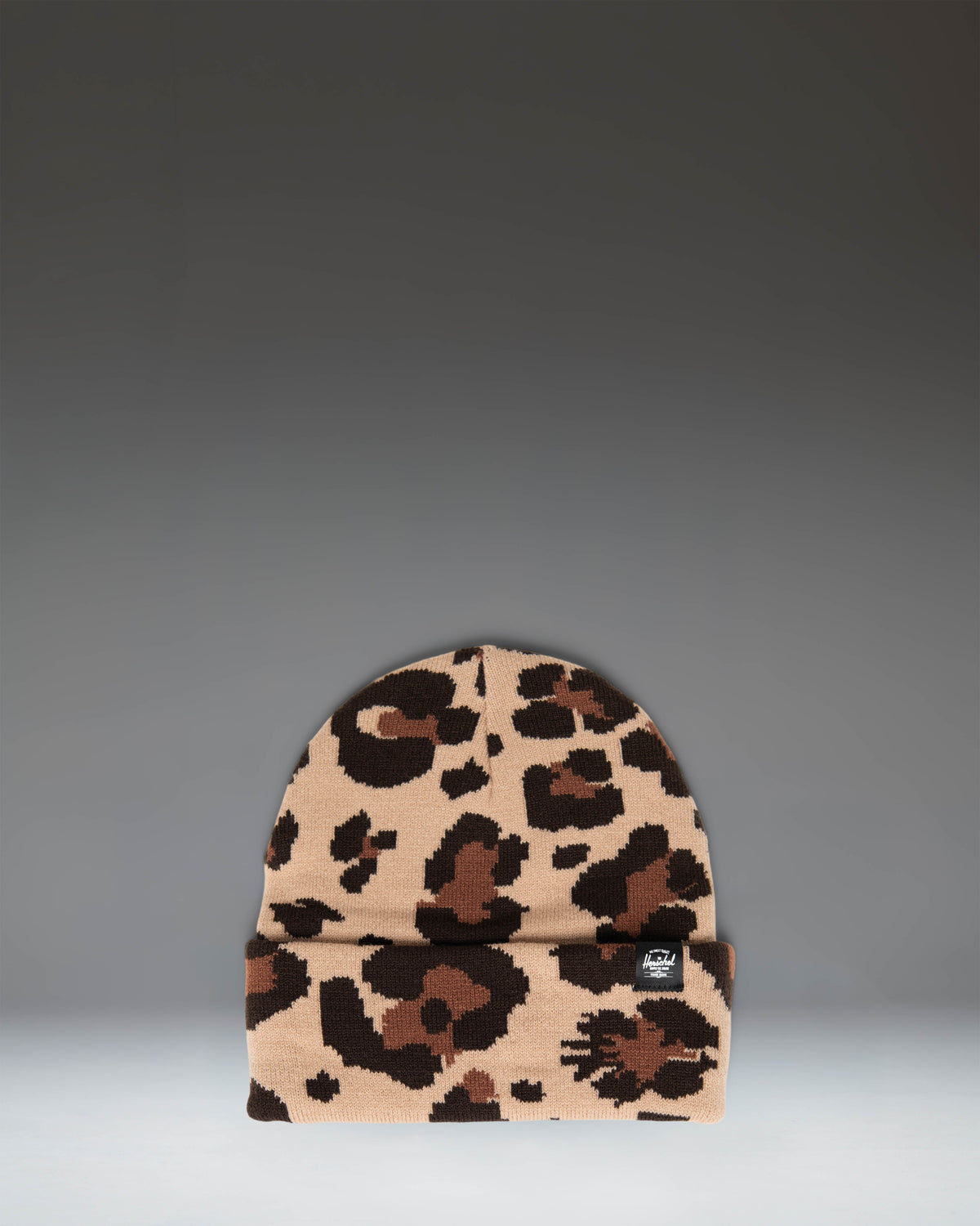 Herschel Supply Co Elmer Graphic Beanie in Leopard Scribble Sesame.