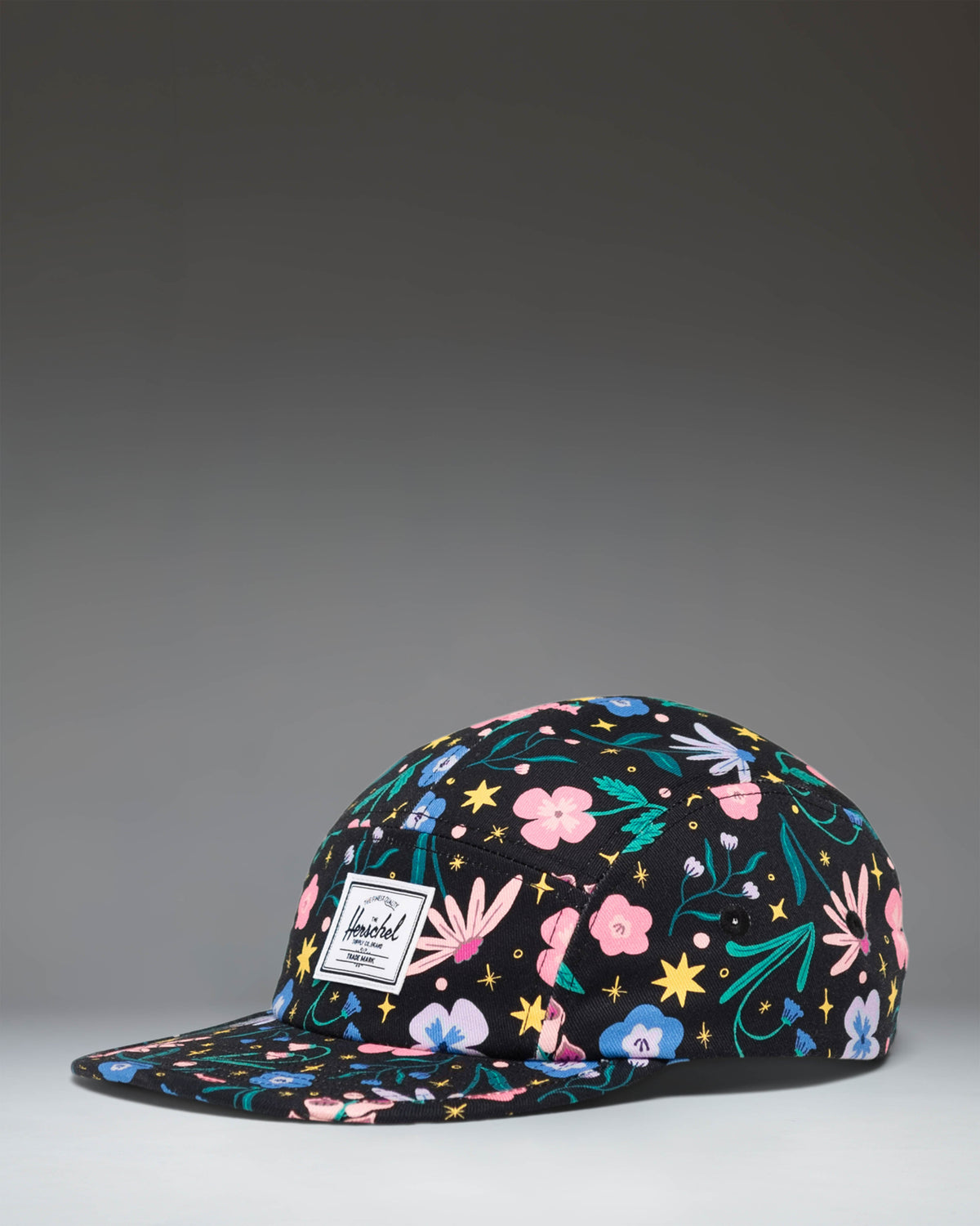 Herschel Supply Co. Glendale Kids Cap in Enchanted Garden floral print.
